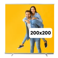200x200 cm roll up