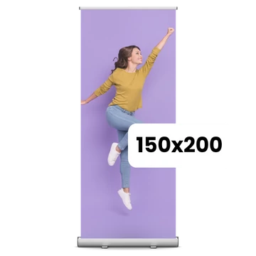 Classic 150x200 cm roll up banner – UV nyomtatás, prémium kivitel