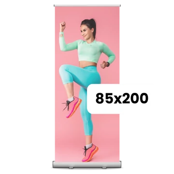 Classic 85x200 cm roll up banner – UV nyomtatás, prémium kivitel