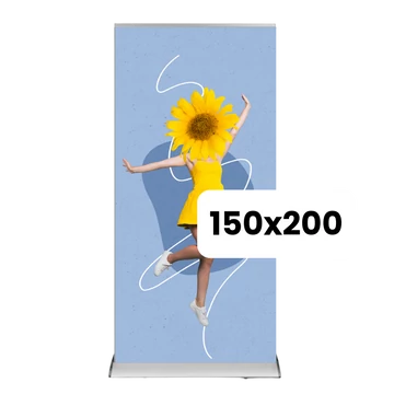 Exclusive 150x200 cm roll up banner – UV nyomtatás, prémium kivitel